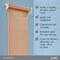 Jumbl Wall Mounted Kraft Paper Dispenser, Hanging Craft Paper Roll Holder with Paper Cutter (White)
